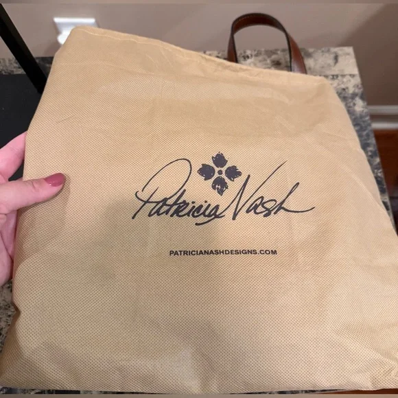 Patricia Nash Denim Leather Colorblock Lari Crossbody - Picture 16 of 16